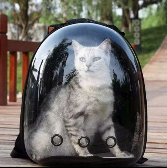 🐾 Sac à Dos Capsule Spatiale Respirant pour Chat et Petit Chien – Le compagnon idéal pour les sorties !