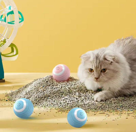 🎾 Balle Magique Interactive pour Chat – Jouet Électronique Intelligent